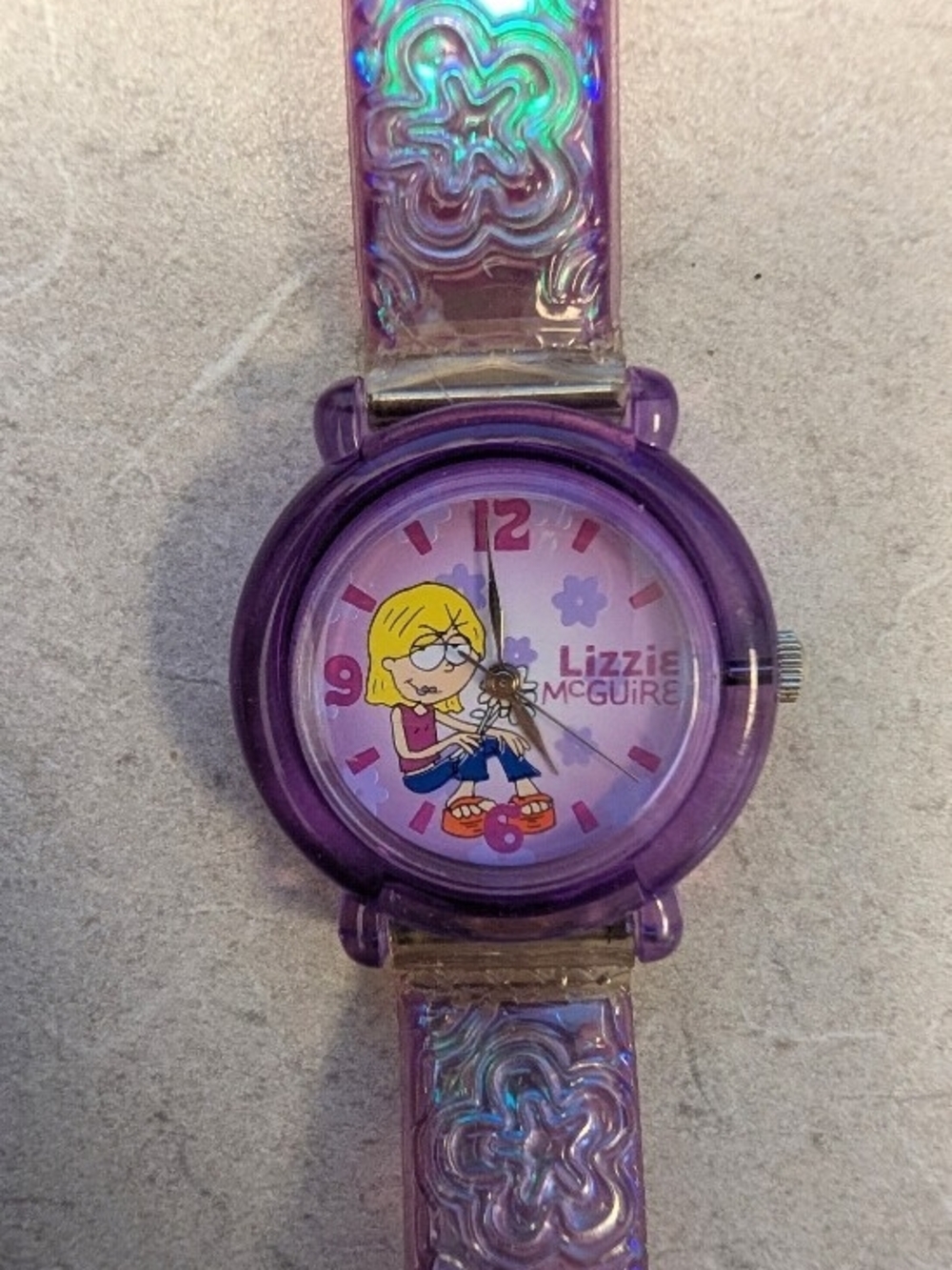 Working Lizzie McGuire Disney Purple Kids Watch - Character Timepiece